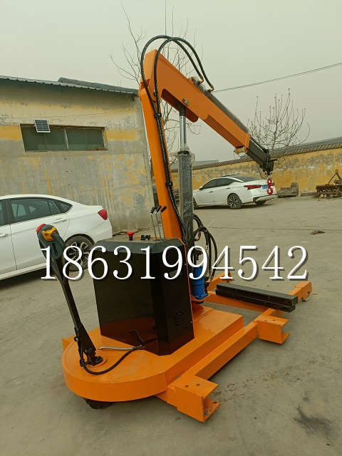 海城市自卸车厢随车吊 自制轮式四不像起重机 四驱平板吊 5吨 贵盛